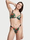 Купальник роздільний різнокольоровий з тропічним принтом Shine Strap Bombshell ADD-2-CUPS PUSH-UP Bikini Set: бюстгальтер і труси | 6795945