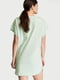 Нічна бавовняна сорочка Lightweight Cotton м’ятного кольору | 6795960 | фото 2