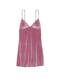 Нічна сорочка Velvet Slip Dress велюрова рожева | 6795993 | фото 3