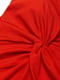 Червоний суцільний купальник з збіркою на талії | 6796044 | фото 4