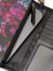 Сумка-клатч чорна в квітковий принт | 6796072 | фото 3