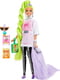 Лялька Барбі Barbie Extra Doll Екстра №11 з неоново-зеленим волоссям | 6796089 | фото 4