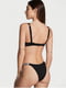 Купальник роздільний чорний Shine Strap Sexy Tee Push-Up Bikini: бюстгальтер і труси | 6796098 | фото 5