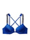 Синій роздільний купальник Shine Strap Sexy Tee Push-Up Bikini Top: бюстгальтер і труси | 6796099 | фото 2