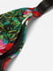 Роздільний різнокольоровий купальник з квітковим принтом та стразами Shine Strap Triangle Bikini: бюстгальтер і труси | 6796101 | фото 5