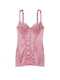 Рожева нічна сорочка з сіткою Stretch Satin Corset Mini Dress | 6796251 | фото 3
