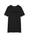 Чорна нічна сорочка Cotton Sleepshirt Logo/S | 6796258 | фото 3