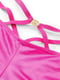 Рожеві атласні труси-бразиліана Lace-Trim Cheeky Panty | 6796296 | фото 5