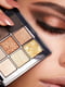 Палітра тіней Glamour multi finish palette 01 коричневий | 6796374 | фото 3