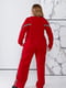 Червоний костюм з лампасами: світшот та штани вільного крою | 6796583 | фото 8