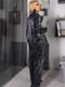 Шелковый костюм анималистической расцветки: рубашка и брюки-палаццо | 6796643 | фото 4