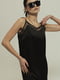 Чорна сукня на тонких бретелях | 6796481 | фото 2