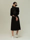 Черное платье-рубашка с длинным рукавом | 6796483 | фото 7