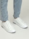Белые кожаные кроссовки | 6796522 | фото 2