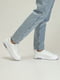 Белые кожаные кроссовки | 6796522 | фото 3