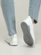 Белые кожаные кроссовки | 6796522 | фото 5