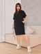 Черное платье А-силуэта с карманами | 6796653 | фото 4