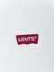 Футболка базова біла LEVIS з вишитим логотипом 3918500060 | 6784321 | фото 2