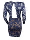 Мереживна сукня H&M синя | 6784485 | фото 2