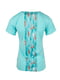 Жіноча футболка CRIVIT PRO блакитна з принтом на спині IAN 283010 | 6784553 | фото 3