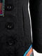 Жіноче пальто Desigual з принтом базове чорне | 6784931 | фото 5