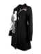 Пальто жіноче Desigual з квітами чорне 301021-002118 | 6785198 | фото 3