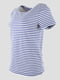 Жіноча футболка у біло-синю смужку Tough CHIC Street One | 6785233 | фото 2