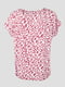 Жіноча футболка вишнева Street One 001387 | 6785245 | фото 4