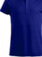 Футболка жіноча POLO style Clique Gibson синього кольору | 6786221 | фото 2