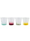 Склянки коктейльні Ernesto прозорий-різнобарвний, набір 4шт. | 6788727 | фото 2
