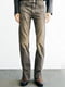 Сіро-коричневі джинси з ефектом вицвітання | 6801157 | фото 5