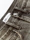 Сіро-коричневі джинси з ефектом вицвітання | 6801157 | фото 8