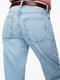 Світло-блакитні джинси з потертостями | 6801180 | фото 5
