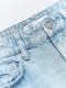 Світло-блакитні джинси з потертостями | 6801180 | фото 8