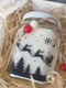 Новорічна подарункова handmade свічка "Сані" біла (38-40 годин горіння) | 6796893 | фото 2