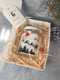 Новорічна подарункова handmade свічка "Сані" біла (38-40 годин горіння) | 6796893 | фото 3