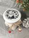 Новорічна подарункова handmade свічка "Сані" голуба (38-40 годин горіння) | 6796894 | фото 6