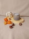 Новорічна подарункова handmade свічка “Совушка” сіро-золота (8-9 годин горіння) | 6796900 | фото 3