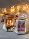 Новорічна подарункова handmade свічка "Сніговик ліловий" (38-40 годин горіння) | 6796904 | фото 4