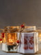 Новорічна подарункова handmade свічка "Сніговик ліловий" (38-40 годин горіння) | 6796904 | фото 5