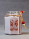 Новорічна подарункова handmade свічка "Сніговик білий" (38-40 годин горіння) | 6796905 | фото 3