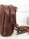 Кожаный коричнеый рюкзак “Колибри” | 6797021 | фото 3
