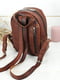 Кожаный коричнеый рюкзак “Колибри” | 6797021 | фото 5