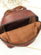 Кожаный коричнеый рюкзак “Колибри” | 6797021 | фото 6