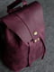 Кожаный бордовый рюкзак “Прага” | 6797037 | фото 2