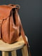 Кожаный коричневый рюкзак “Токио” | 6797065 | фото 3