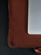 Шкіряний чохол для MacBook коричневого кольору | 6797072 | фото 5