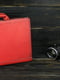 Шкіряний чохол для MacBook червоного кольору | 6797073 | фото 2