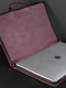 Шкіряний чохол для MacBook бордового кольору | 6797075 | фото 5