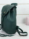 Кожаный зеленый рюкзак “Прага” | 6797096 | фото 4
